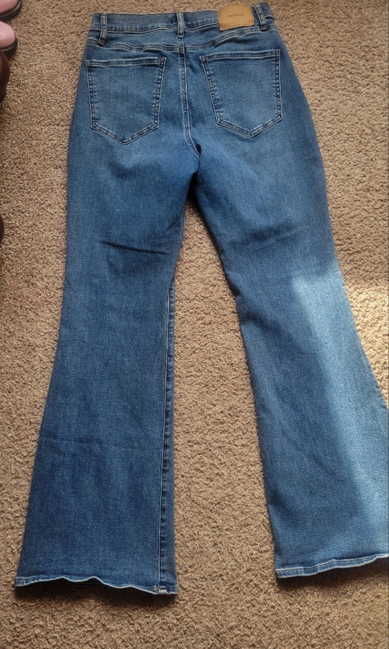 Express Women's Light Blue Bootcut Jeans - Picture 4 of 12